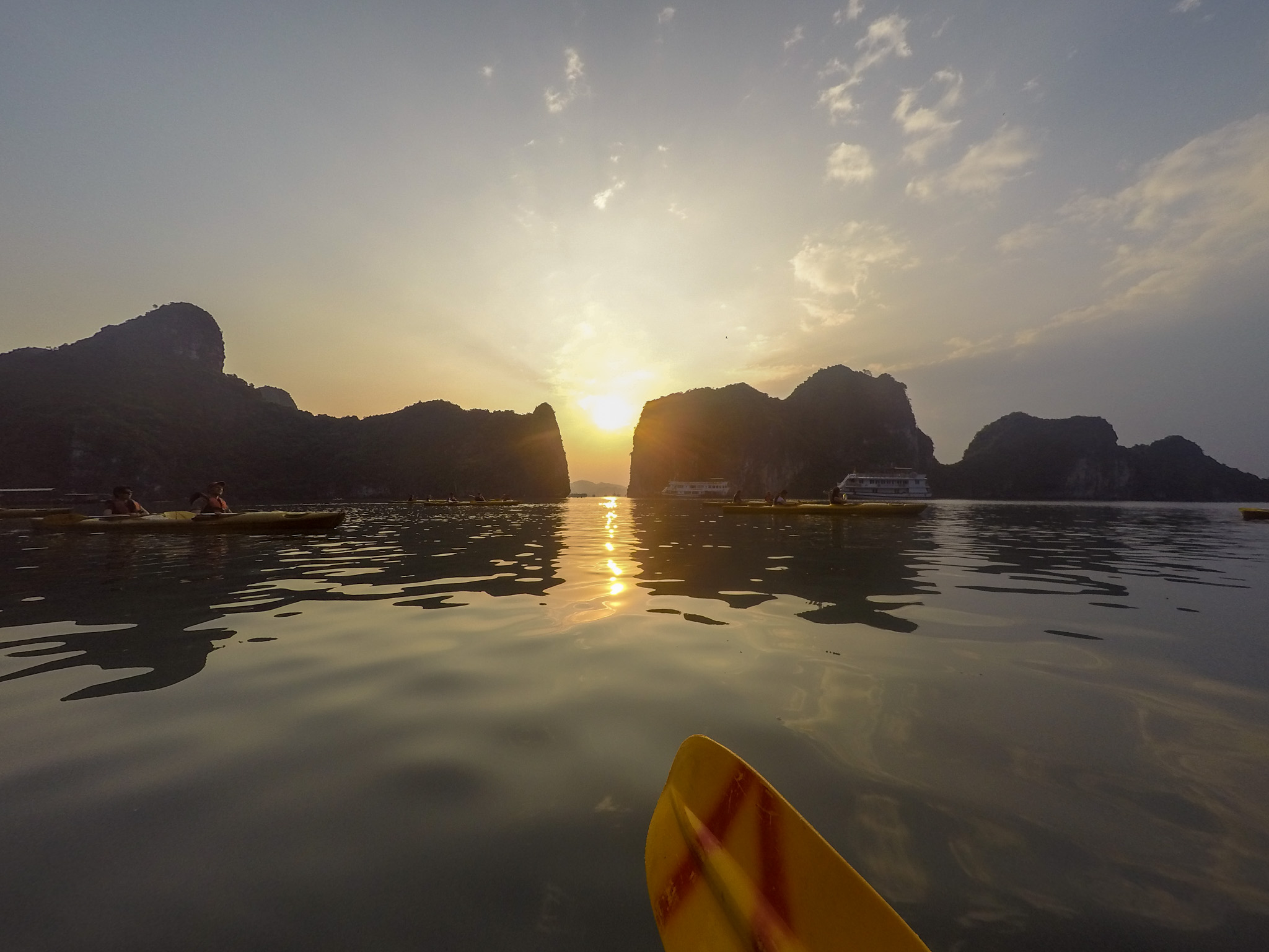Kayaking Halong Bay