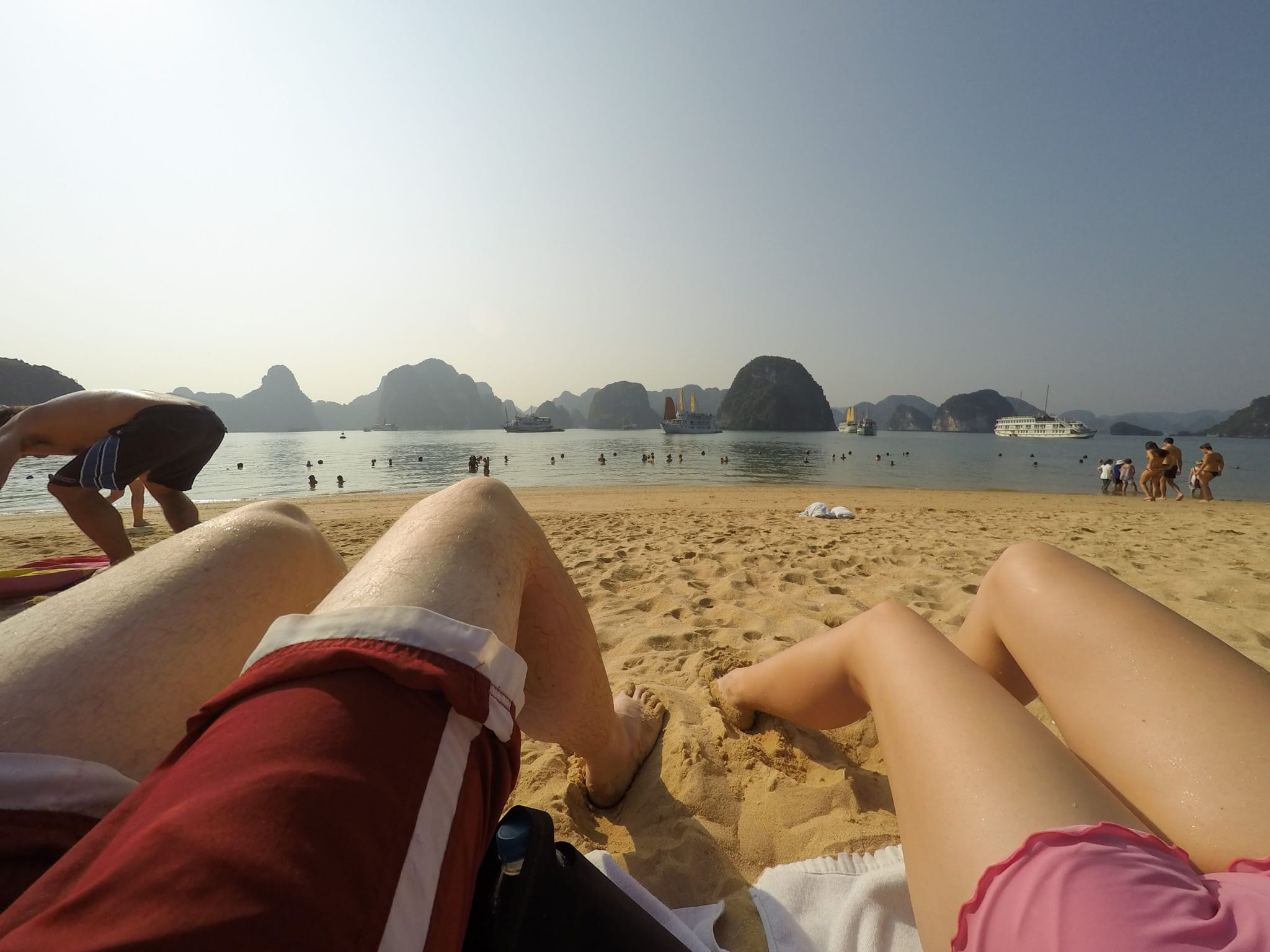 Beach of Titov, Halong Bay, Vietnam