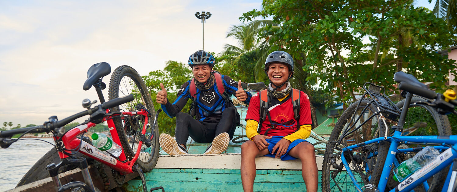 Bicycling Around Dala, Yangon